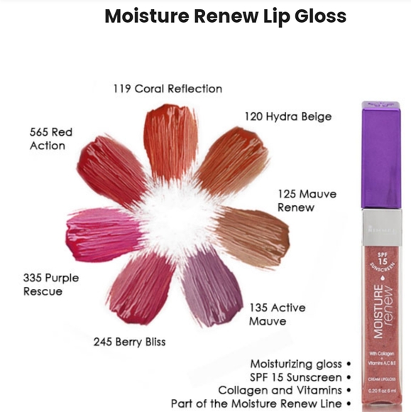 Rimmel Moisture Renew Cream Lipgloss - Picture 2 of 6